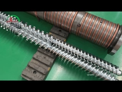 Tornillo y cilindro gemelos paralelos para granulación de perfiles de tuberías de PVC