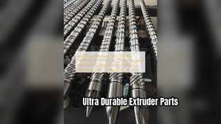 Cilindro y tornillo extrusor de un solo tornillo de alta precisión